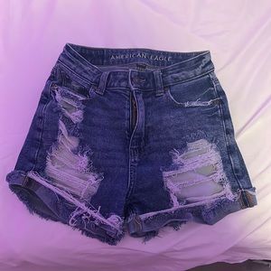 American Eagle jean shorts size 000 “stretch”